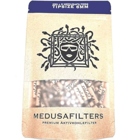Filtres Medusa 6mm 250pc - Charbon actif de noix de coco - e-shop
