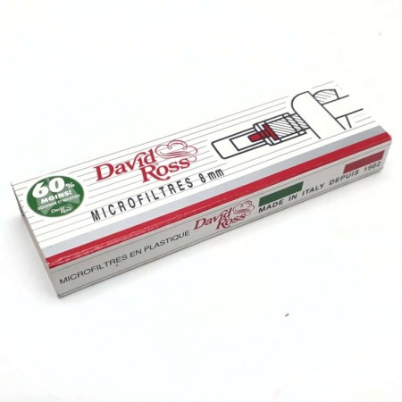 DR Microfilters 8mm David Ross pour cigarette - Naturall Green e-shop