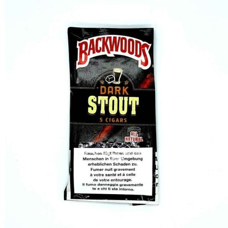 Blunt BACKWOODS DARK STOUT feuilles de tabac naturelle arôme café noir