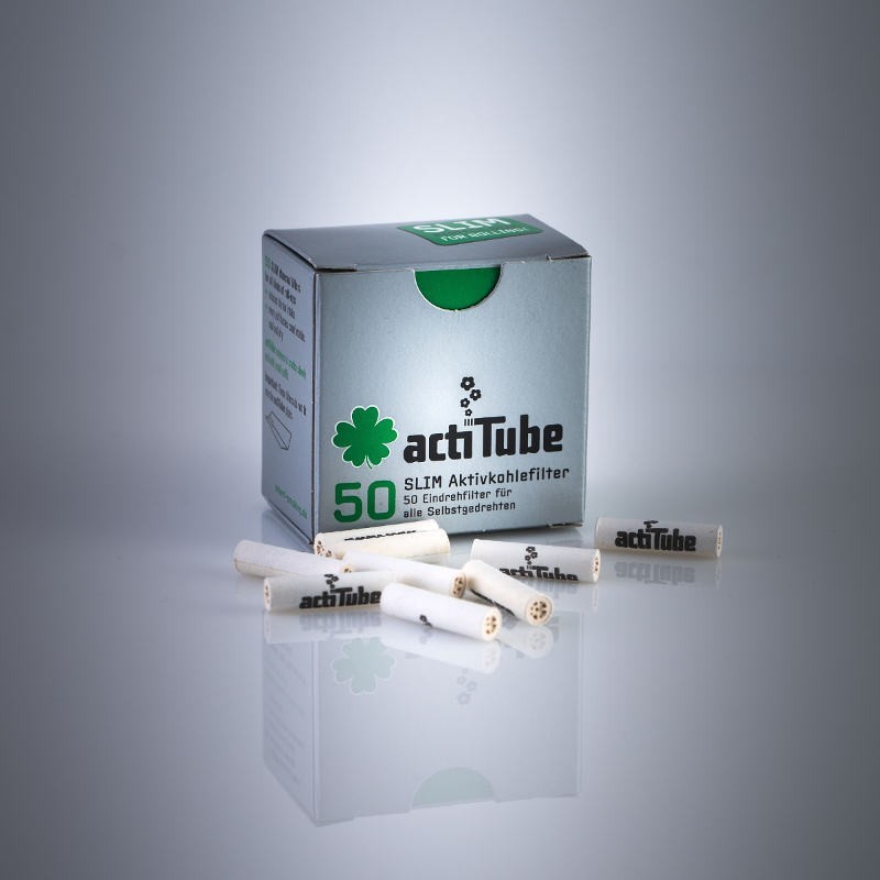 Actitube slim filters 7mm box 10 pcs - Canna-Shops