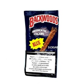 Blunts Backwoods BLUE feuilles de tabac naturel arôme vanille - e-shop