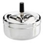 Cendrier avec fonction de push pour évacuer les cendres et les mégots
