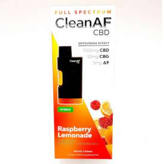 CleanAF CBD Vape Raspberry...