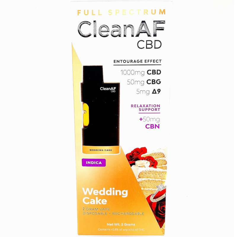 CleanAF CBD Vape Wedding Cake